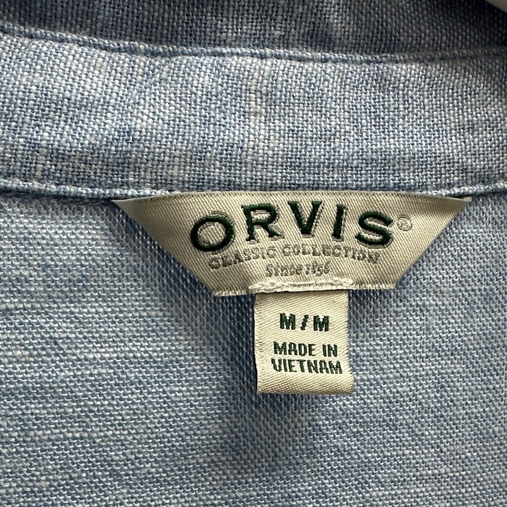 Orvis Classic Blue Button Down Shirt